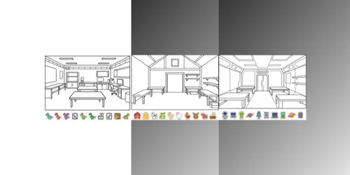 Cute Room Coloring Stickers Kits generated by gemini-image