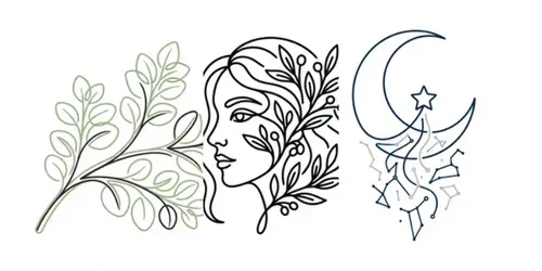 Minimalist Line Art Logo Vector Assets generated by gemini-image