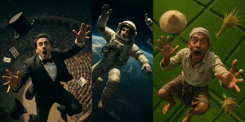 Skyfall Action Cinematic Falling Scenes generated by chatgpt-image