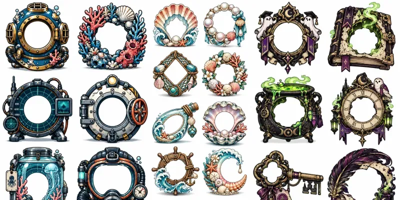 Hollow Center Object Cliparts