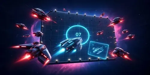 Neon Rift 3D Survival Arena generated by codex