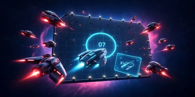 Neon Rift 3D Survival Arena