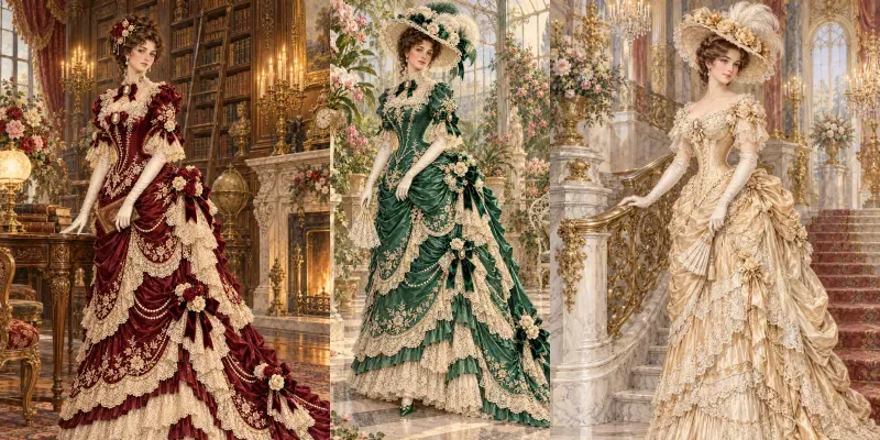 Victorian Fashion Illustration Generator