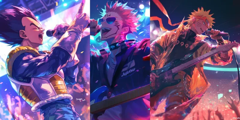 Rockstar Anime Characters generated by undefined