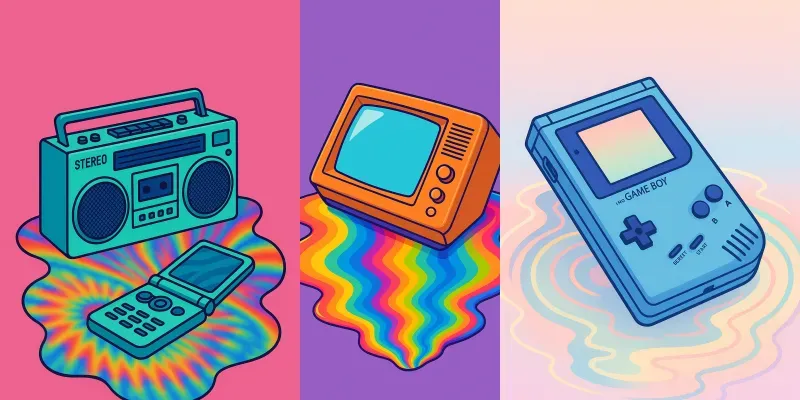 Retro Object Aesthetics generated by undefined