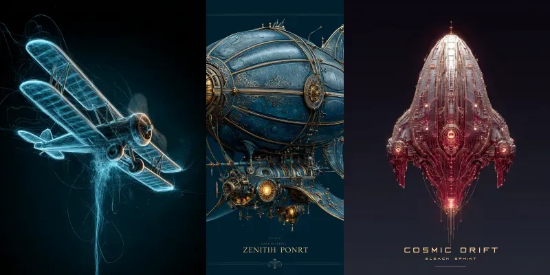 Cybervehicles Neon Couture Space Art generated by undefined