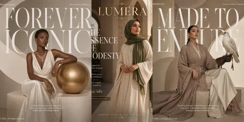 Luxury Hijab Editorial Advertisement Gens generated by chatgpt-image