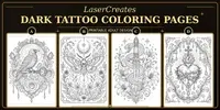 Dark Tattoo Coloring Pages chatgpt-image prompt mini thumbnail