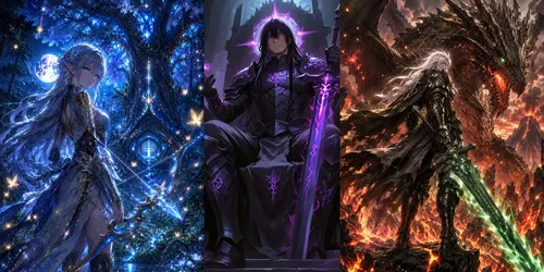 Anime Warriors generated by chatgpt-image
