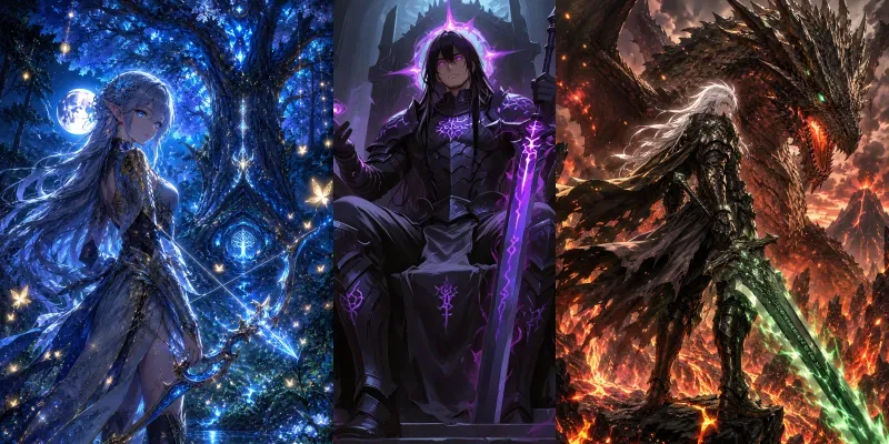 Anime Warriors generated by undefined