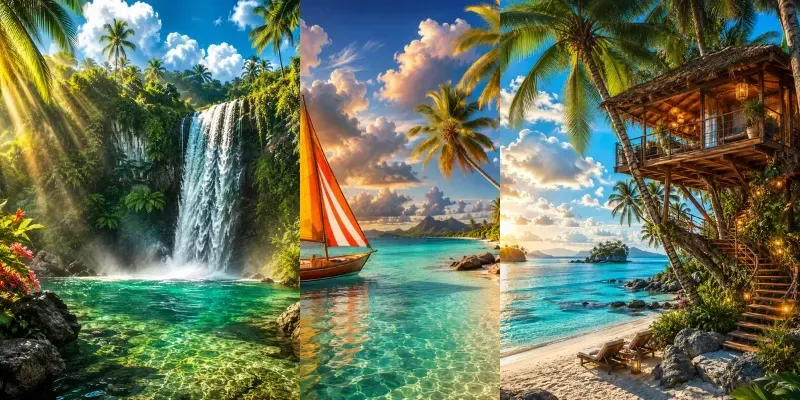 Tropical Paradise Wonders generated by undefined