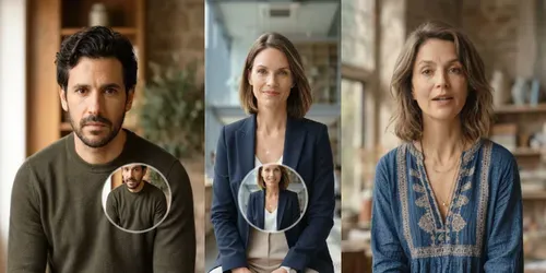Viral Podcast Talking Heads generated by veo