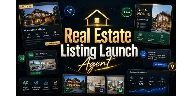 Real Estate Listing Launch Agent generated by undefined