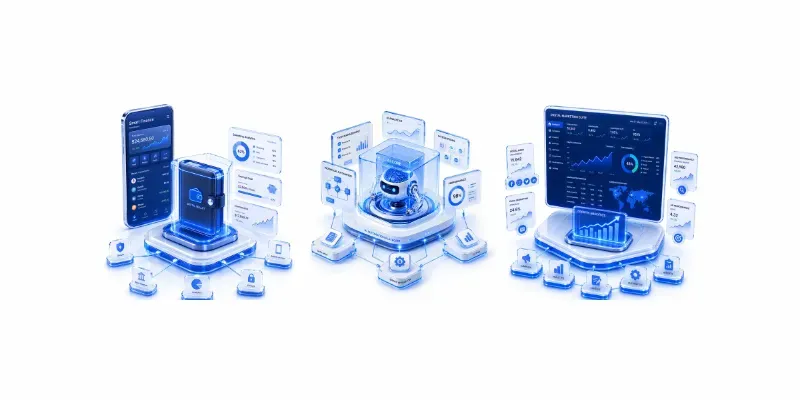 Premium Futuristic Isometric Tech Icons generated by undefined