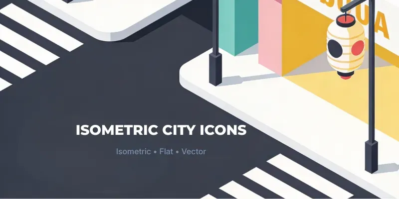 Flat Vector City Illustrations generated by undefined