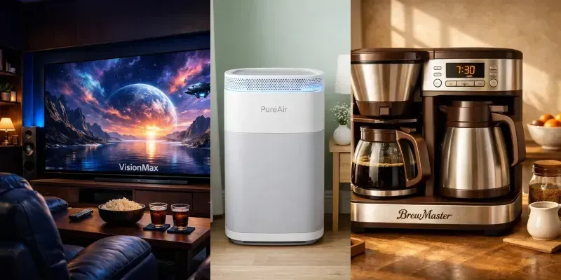 Home Appliances In Advertising Photos generated by undefined