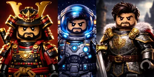 Cinematic Toy Character Portrait Generator generated by chatgpt-image