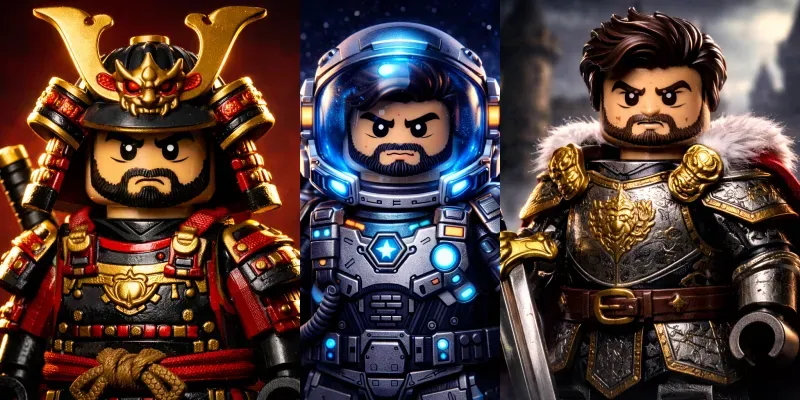 Cinematic Toy Character Portrait Generator generated by undefined