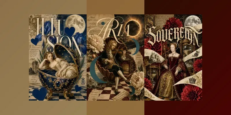 Renaissance Dreamscape Collage Posters generated by undefined