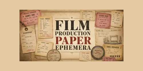 Film Production Paper Ephemera generated by chatgpt-image