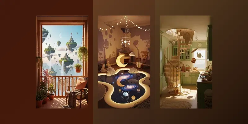 Cozy Surreal Interiors generated by undefined