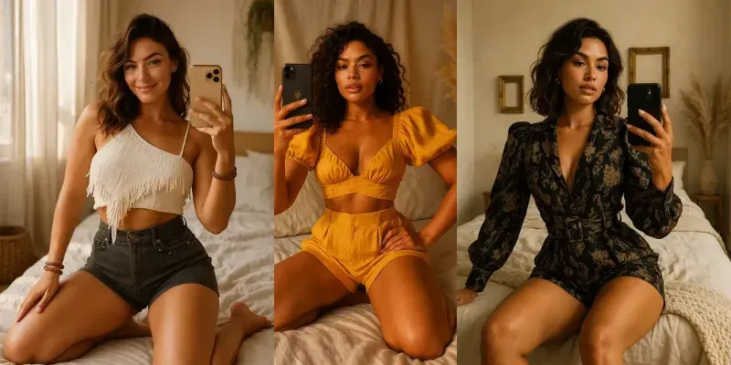 Free Boho Glam Selfies Girls Instagram generated by undefined