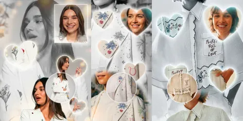 Heart Collage Portraits generated by gemini-image