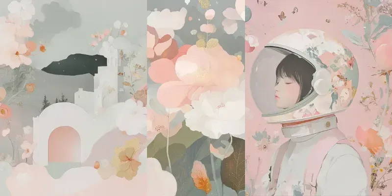 Softcore Floral Fantasies Art generated by undefined