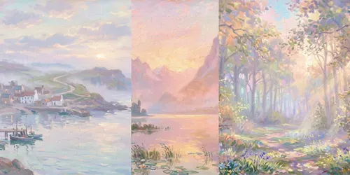 Dreamy Impressionist Landscape Generator generated by gemini-image