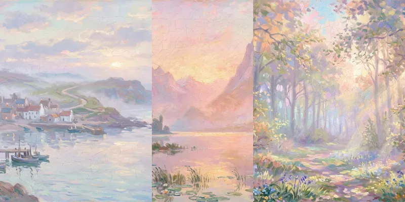 Dreamy Impressionist Landscape Generator generated by undefined