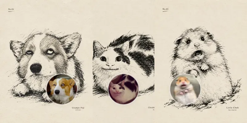 Pet Indie Poster Illustrations generated by undefined