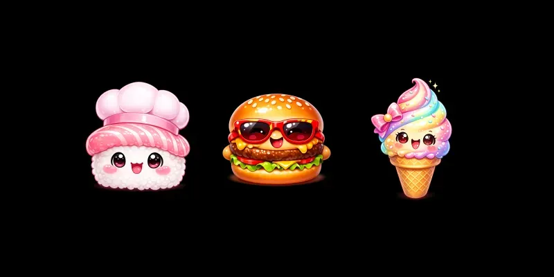 Kawaii Food Mascot Generator generated by undefined