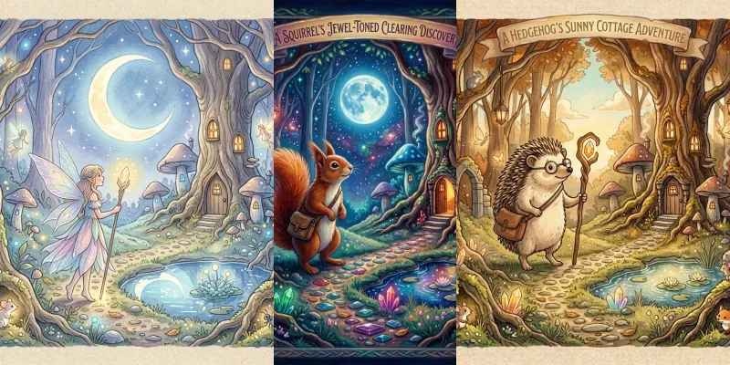 Magical Forest Storybook Art Creators generated by undefined