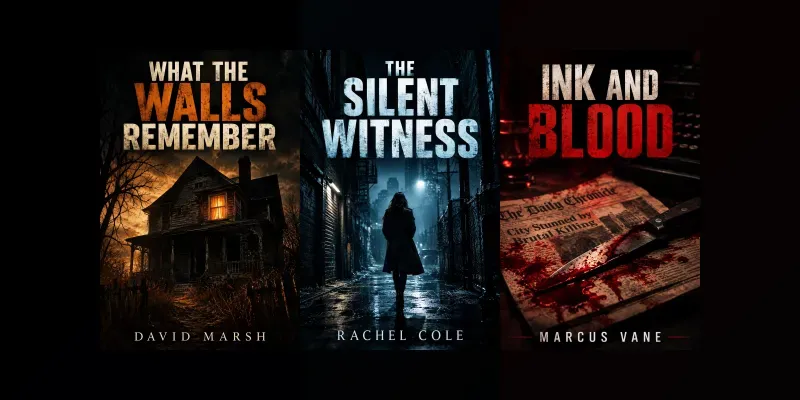 KDP Thriller Book Cover Designs Ai generated by undefined