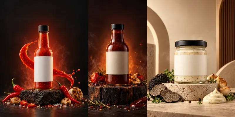 Premium Sauce Advertising Posts