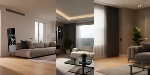 Flying Smart Tv Remote Controllers generated by grok-video