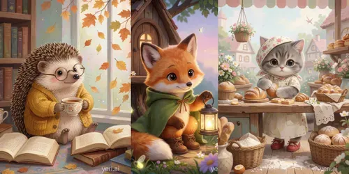 Whimsical Storybook Characters generated by seedream