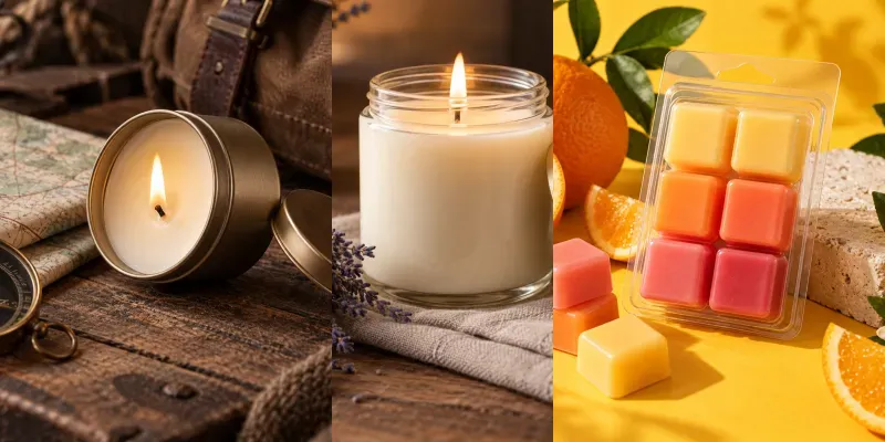 Candle Product Photography generated by undefined