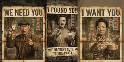 Vintage Shanghai I Want You Parodies generated by gemini-image