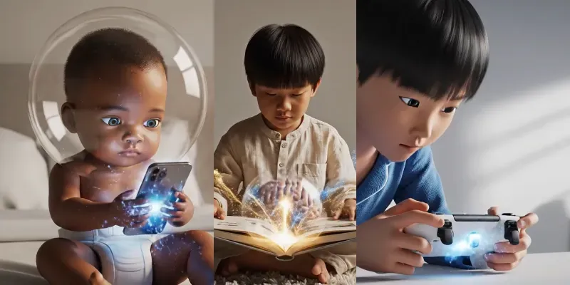 3D Kids Brain Reaction Animations Videos generated by undefined