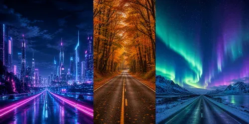 Premium Highway Wallpaper Collections generated by chatgpt-image