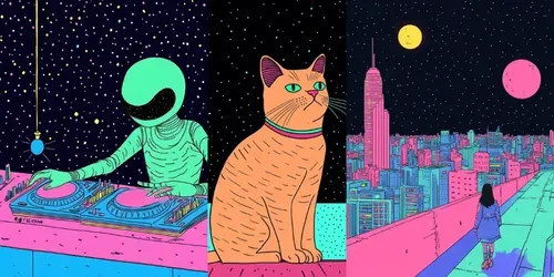 Cool Psychedelic Art generated by midjourney