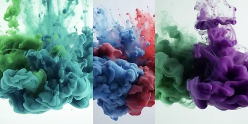 Color Bursts generated by midjourney