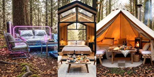 Innovative Campsite Transformations generated by veo