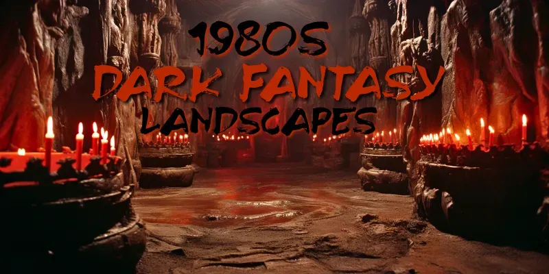 1980s Real Dark Fantasy Film Landscapes generated by undefined