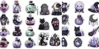 Spooky Goth Sticker Sheets chatgpt-image prompt mini thumbnail