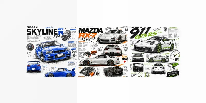 Jdm Sketch Poster Creators generated by undefined