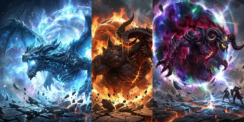 Epic Boss Summoning Scene Generator generated by undefined