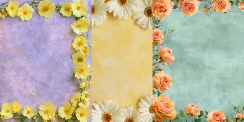 Summer Bloom Borders Scrapbook Pgs generated by undefined