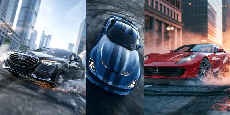 Dynamic Automotive Photography Generator